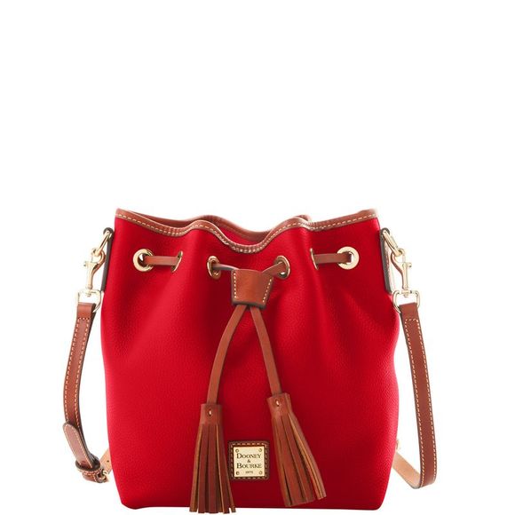 Dooney & Bourke Handbags - Dooney & Bourke Pebble Grain Aimee Crossbody Shoulder Bag - Red